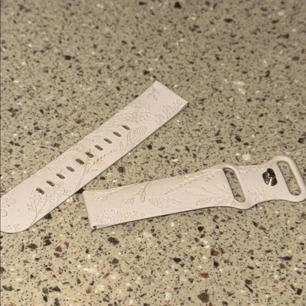 Floral Beige Smartwatch Band
